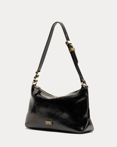 Freddie Shoulder Bag Crinkled Leather - Frances Valentine