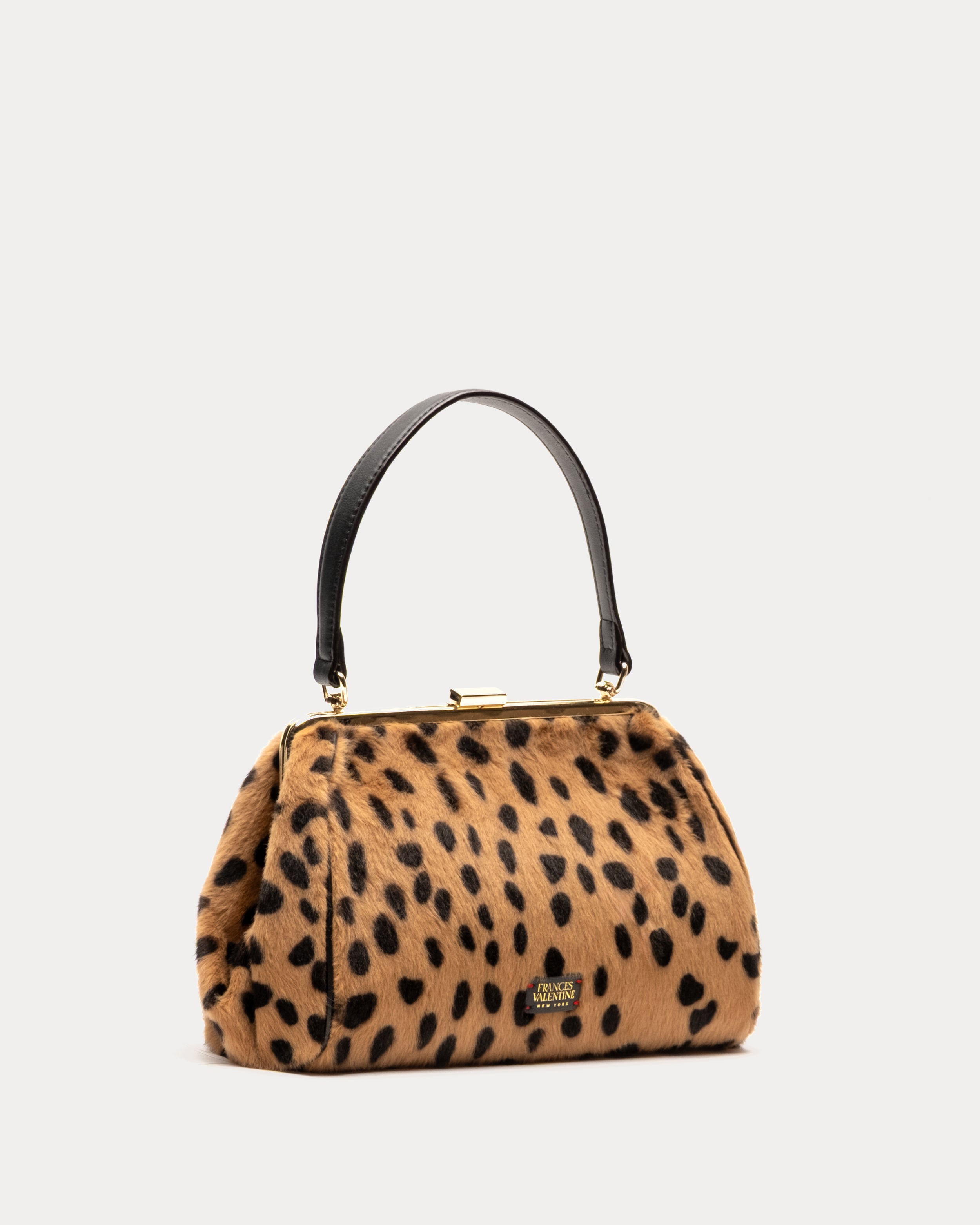 Frances Frame Bag Cheetah Print
