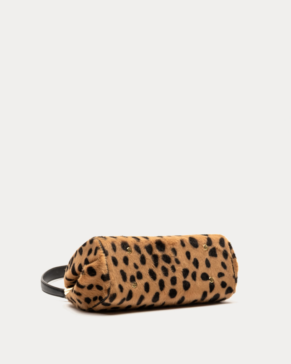 Frances Frame Bag Cheetah Print - Faux Fur