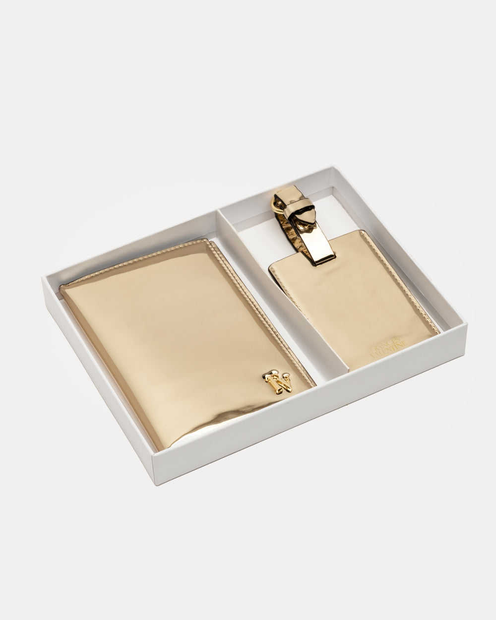 Luggage Tag & Passport Holder with Gift Box - Frances Valentine