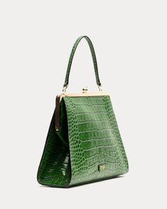 Jackie Frame Bag Croc Embossed Frances Valentine