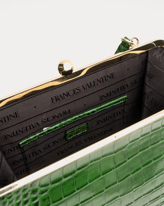 Jackie Frame Bag Croc Embossed - Frances Valentine