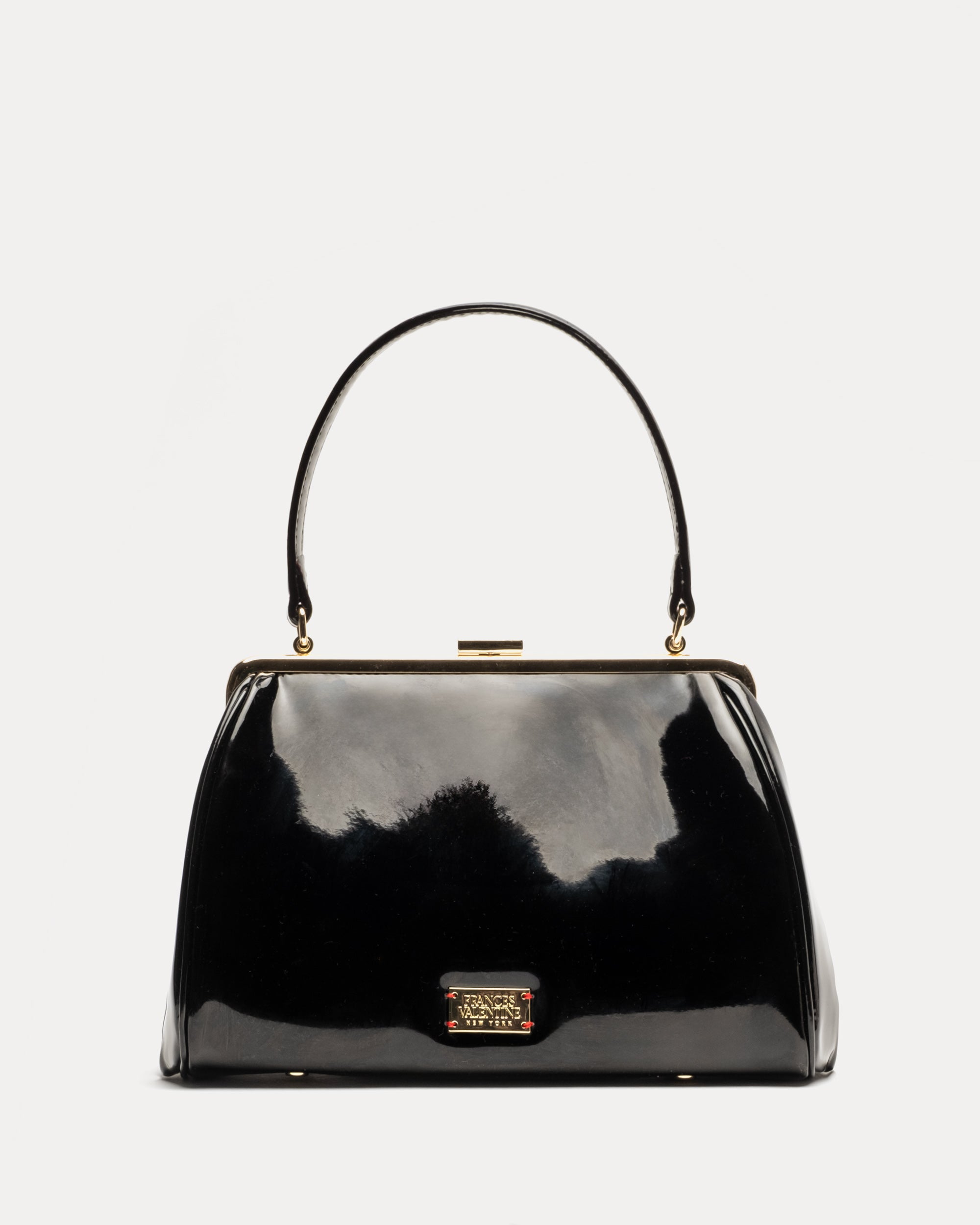 Frances Frame Bag Soft Patent Leather