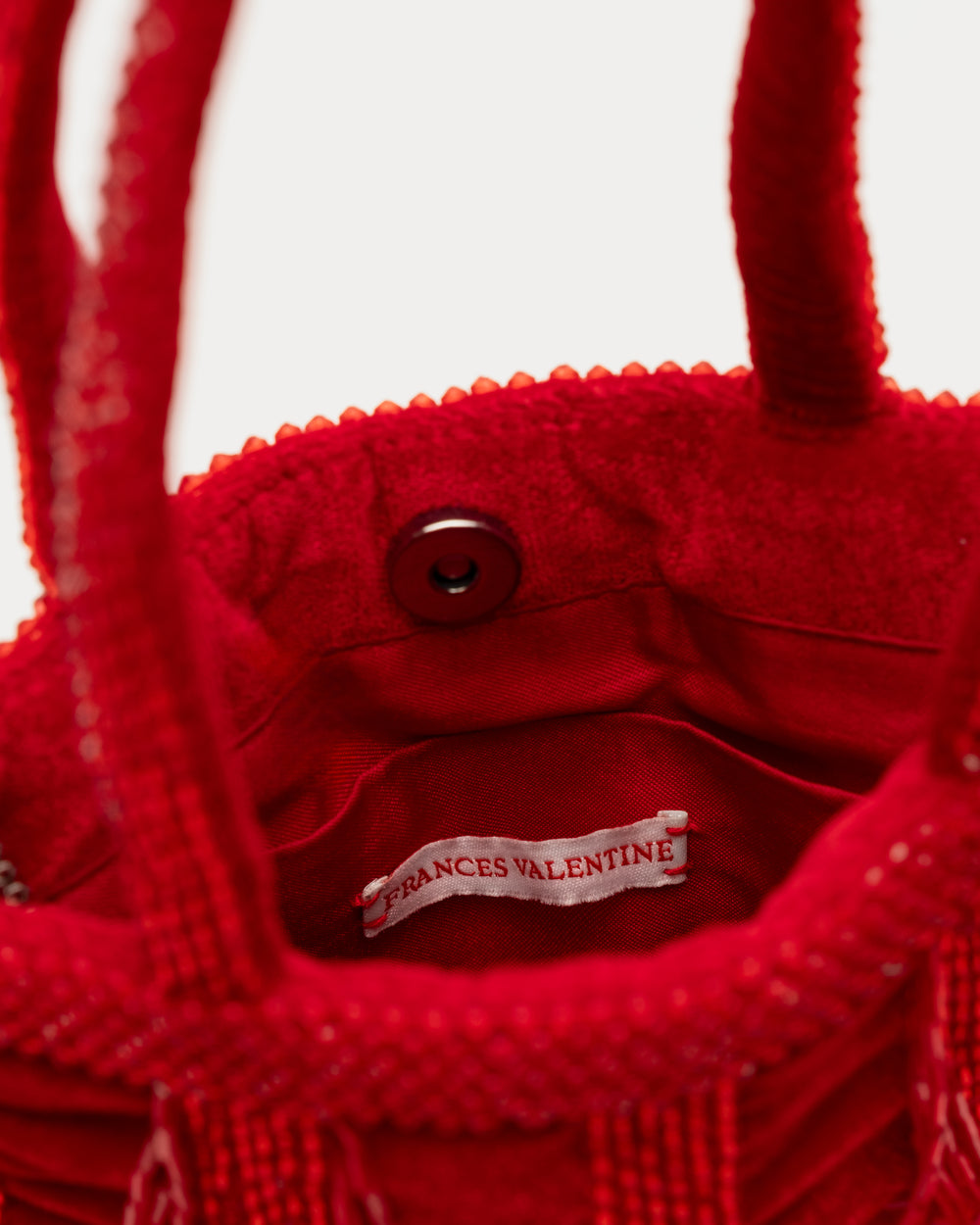 Gatsby Mini Tote Bag - Embellished Sequin Red