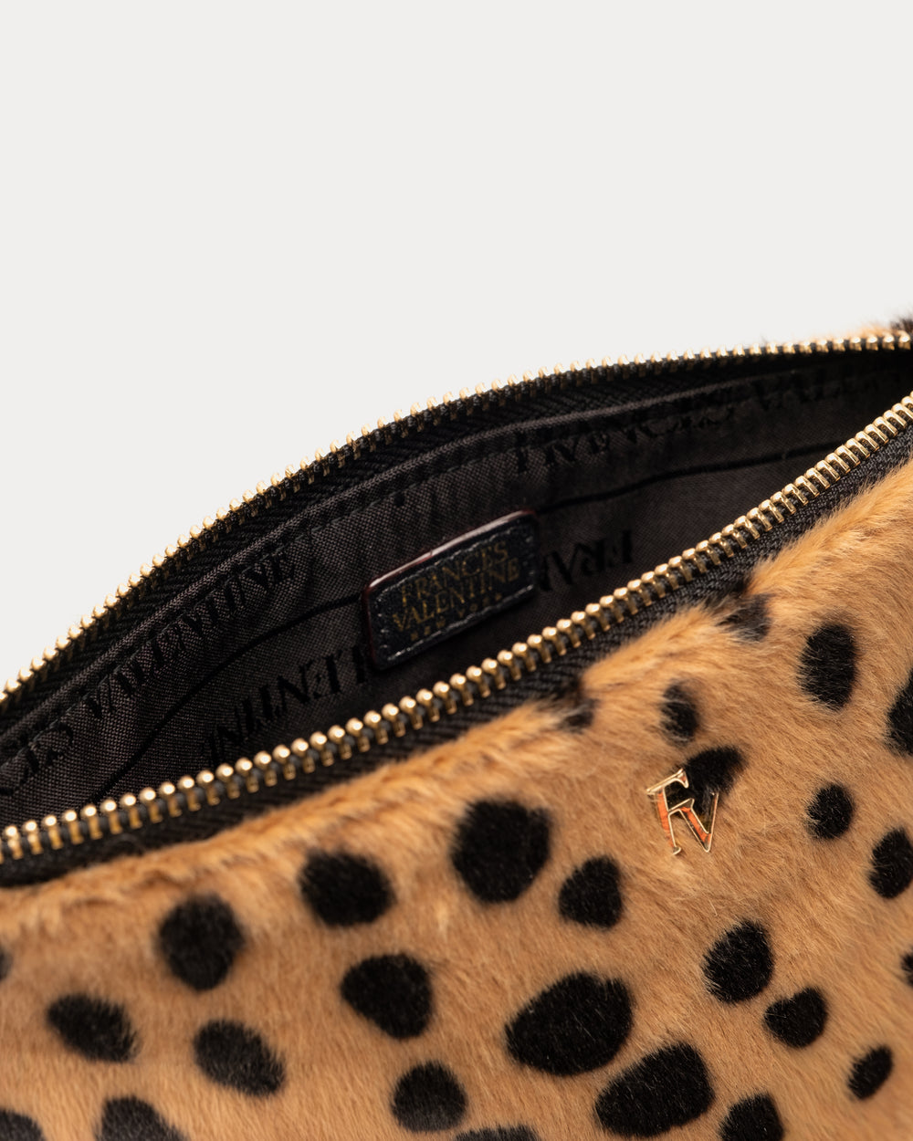 Cheetah Print Wristlet - Cheetah Faux Fur