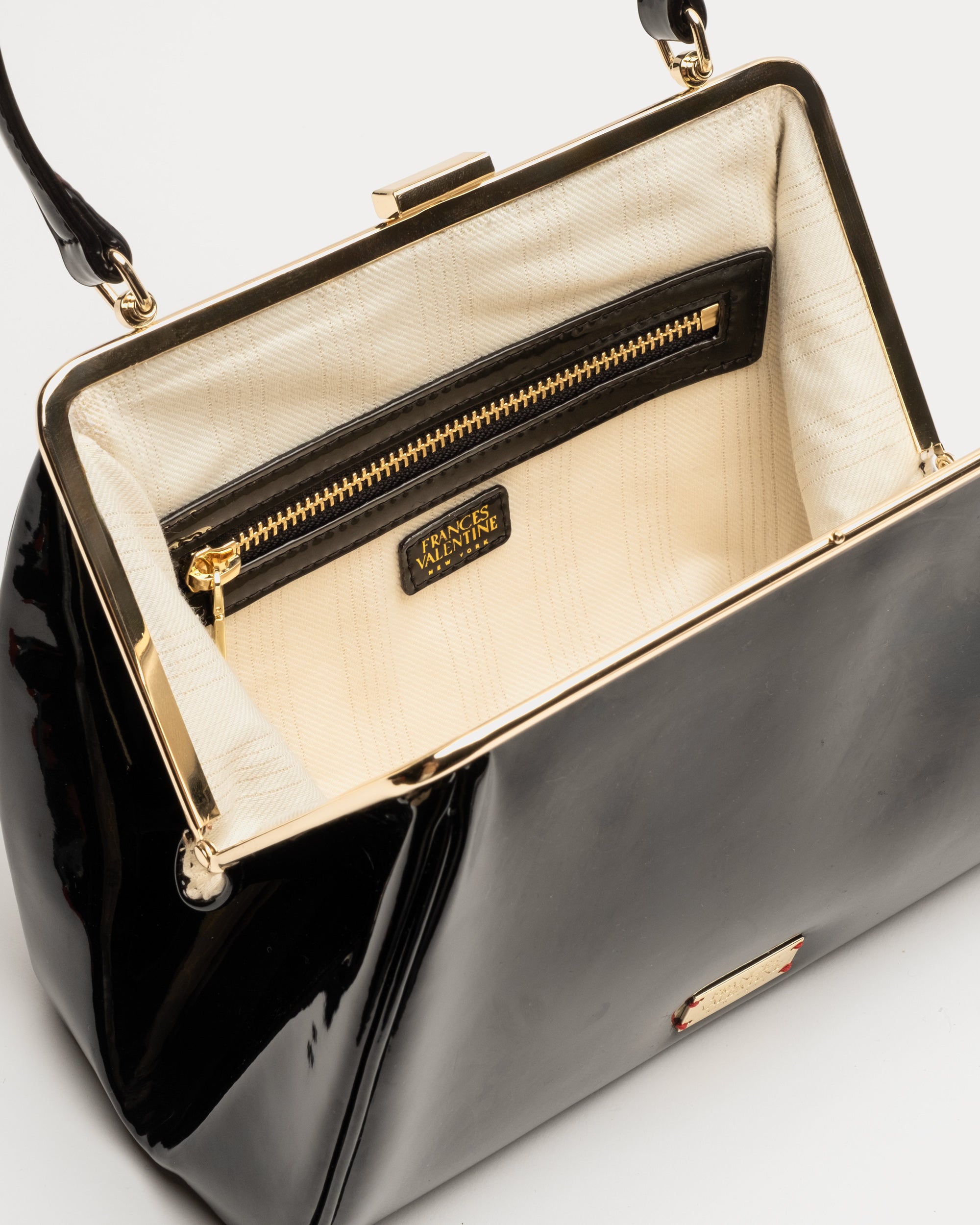 Frances Frame Bag Patent Leather