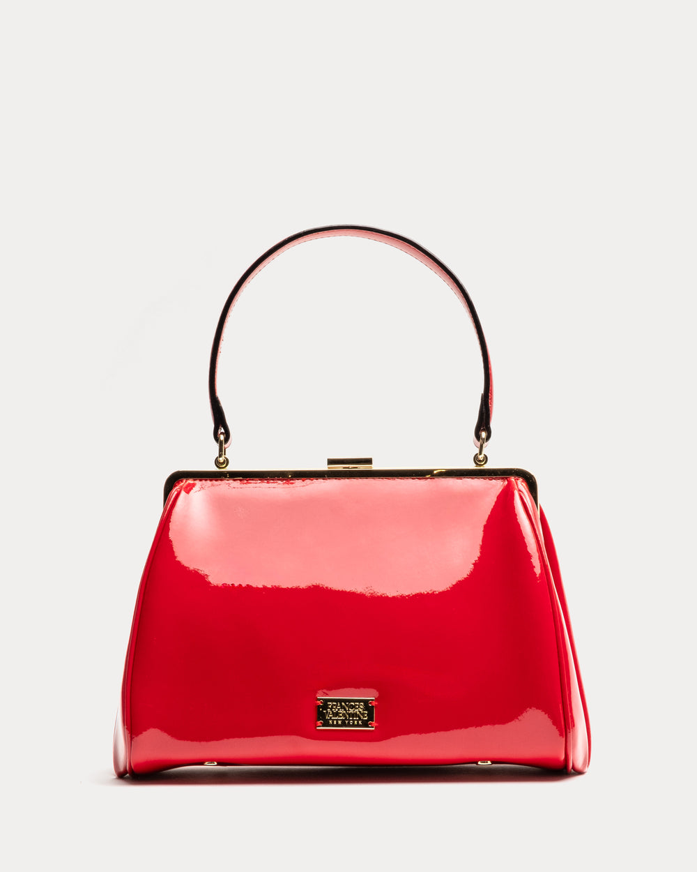 Frances Frame Bag - Patent Leather Red - Frances Valentine