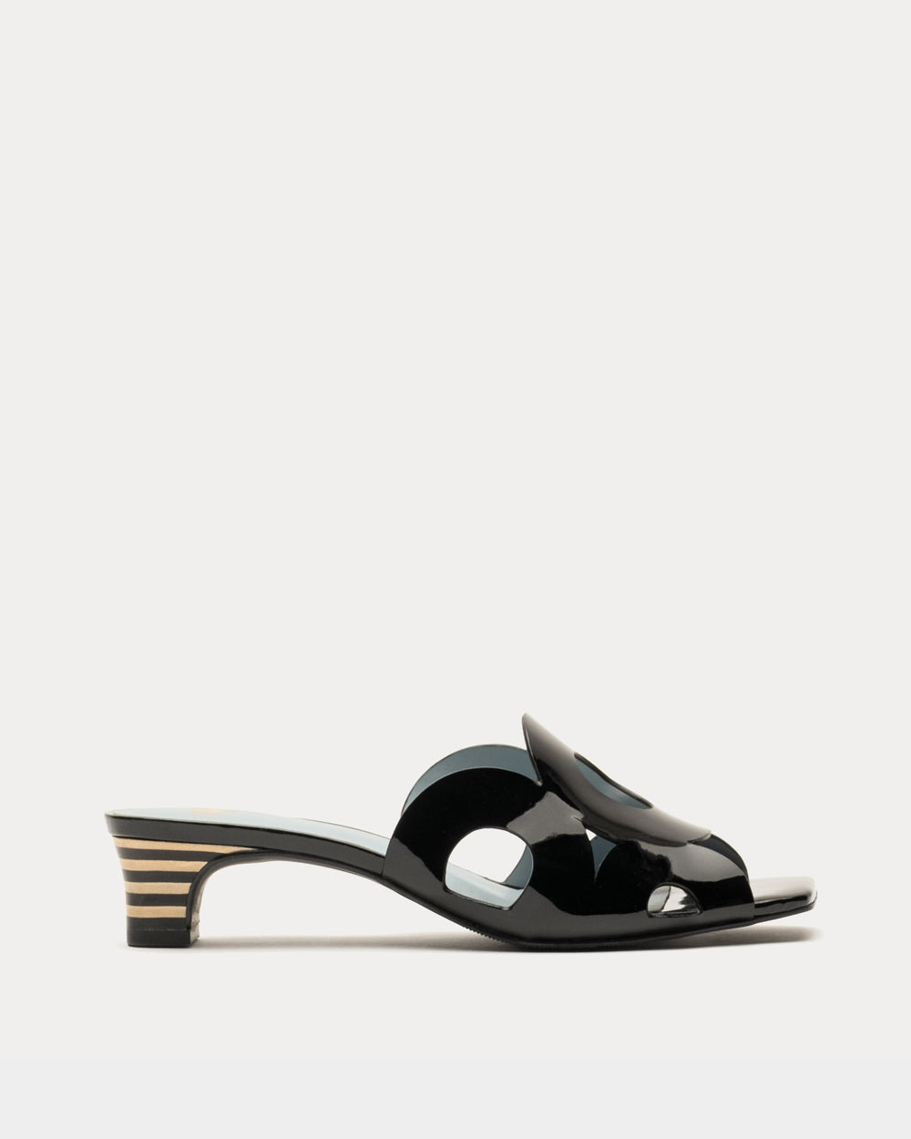 Randy Slide Heel - Black - Frances Valentine