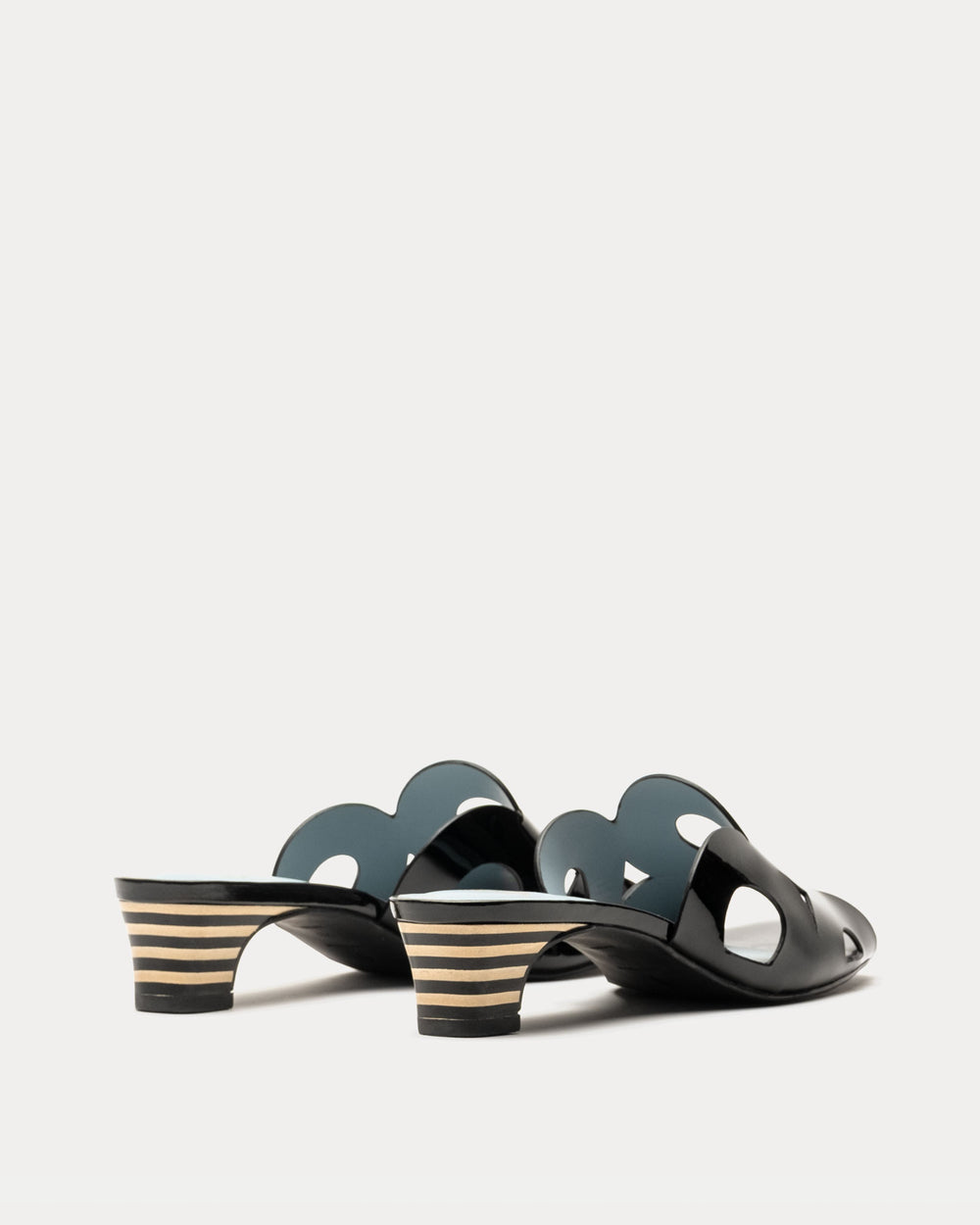 Randy Slide Heel - Black - Frances Valentine