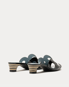 Randy Slide Heel Black - Frances Valentine