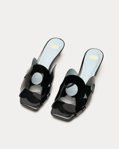 Randy Slide Heel Black - Frances Valentine