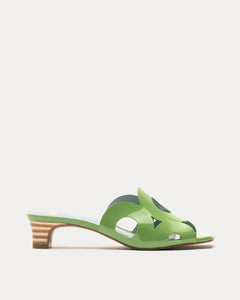 Randy Slide Heel Green - Frances Valentine