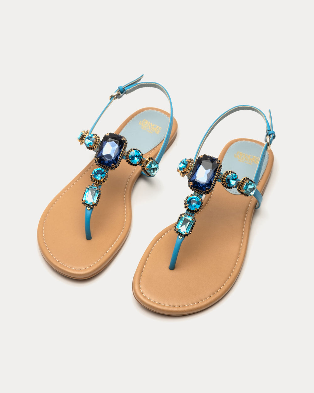Tillie Sandals - Blue Sandals Frances Valentine