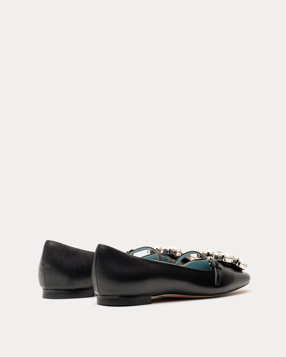 Frances Valentine Josephine Ballet Flat, Black, Size 7.5