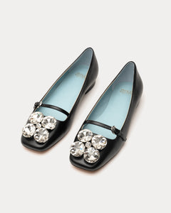 Josephine Ballet Flat Black - Frances Valentine