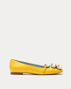 Josephine Ballet Flat Canary - Frances Valentine