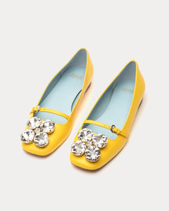 Josephine Ballet Flat Canary - Frances Valentine