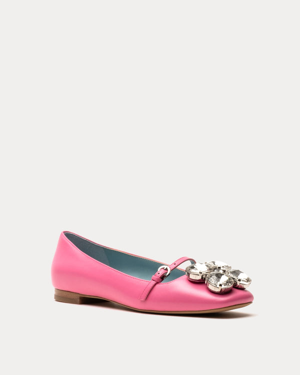 Josephine Ballet Flat - Pink - Frances Valentine