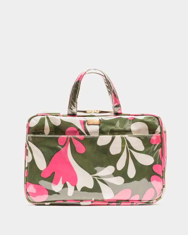 Hanging Travel Case - Modern Palm