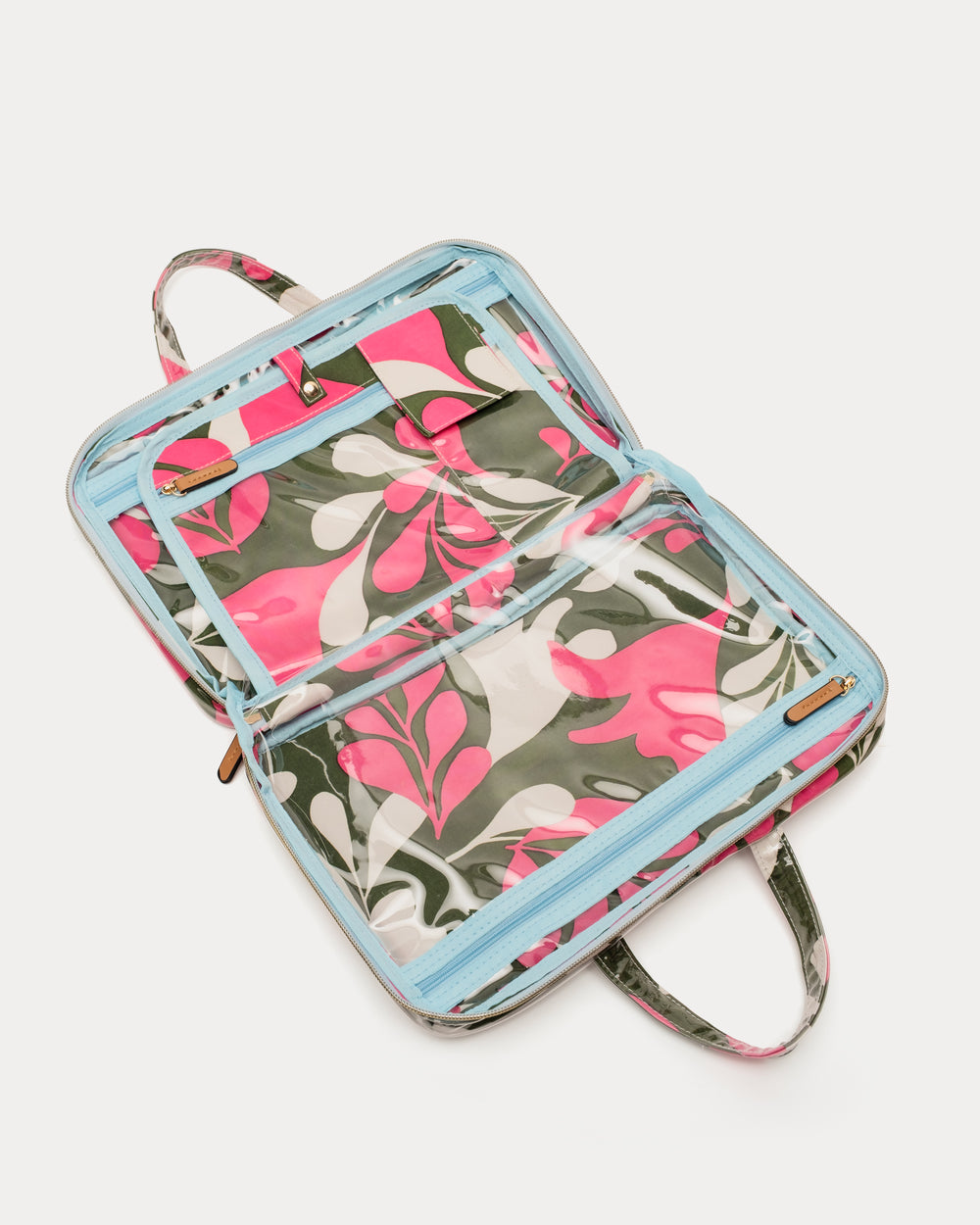 Hanging Travel Case - Modern Palm
