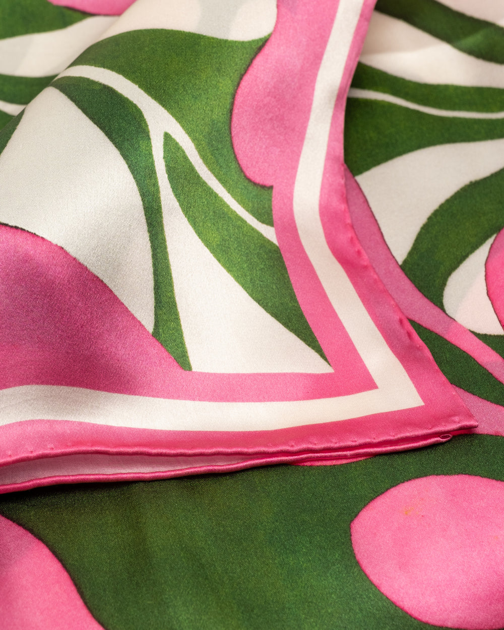 Silk Scarf 36"- Mid-Century Palm Scarf Frances Valentine