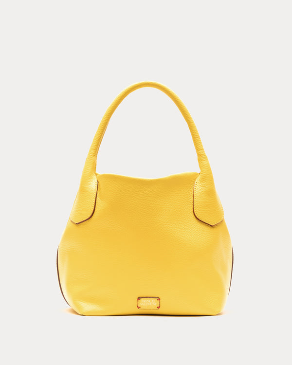 Mini Sweet Pea - Tumbled Leather Yellow - Frances Valentine
