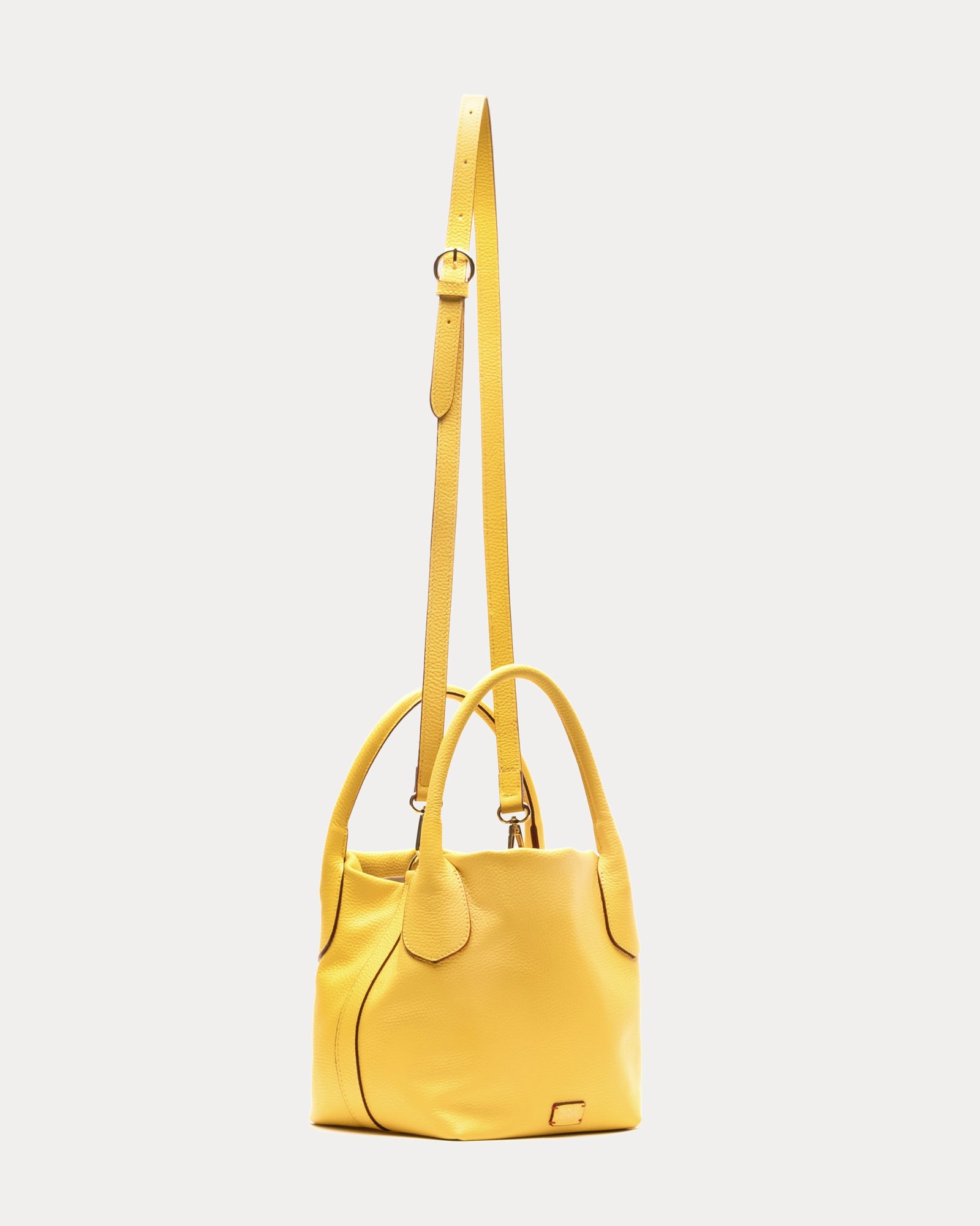 Mini Sweet Pea - Tumbled Leather Yellow – Frances Valentine