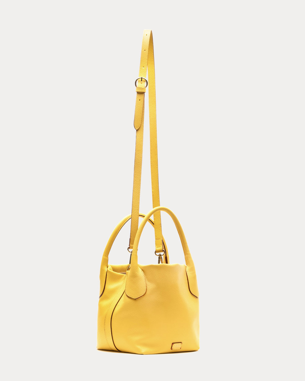 Mini Sweet Pea - Tumbled Leather Yellow - Frances Valentine