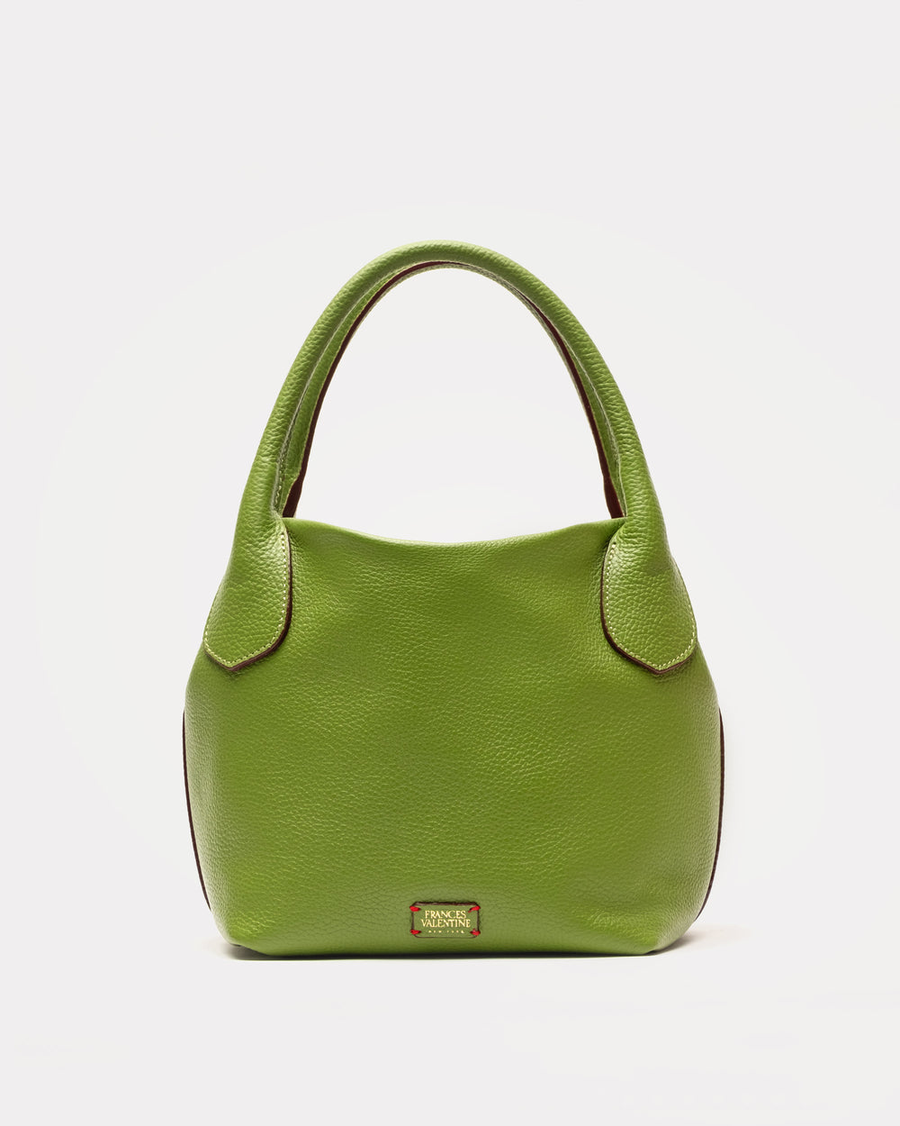 Mini Sweet Pea - Tumbled Leather Green - Frances Valentine