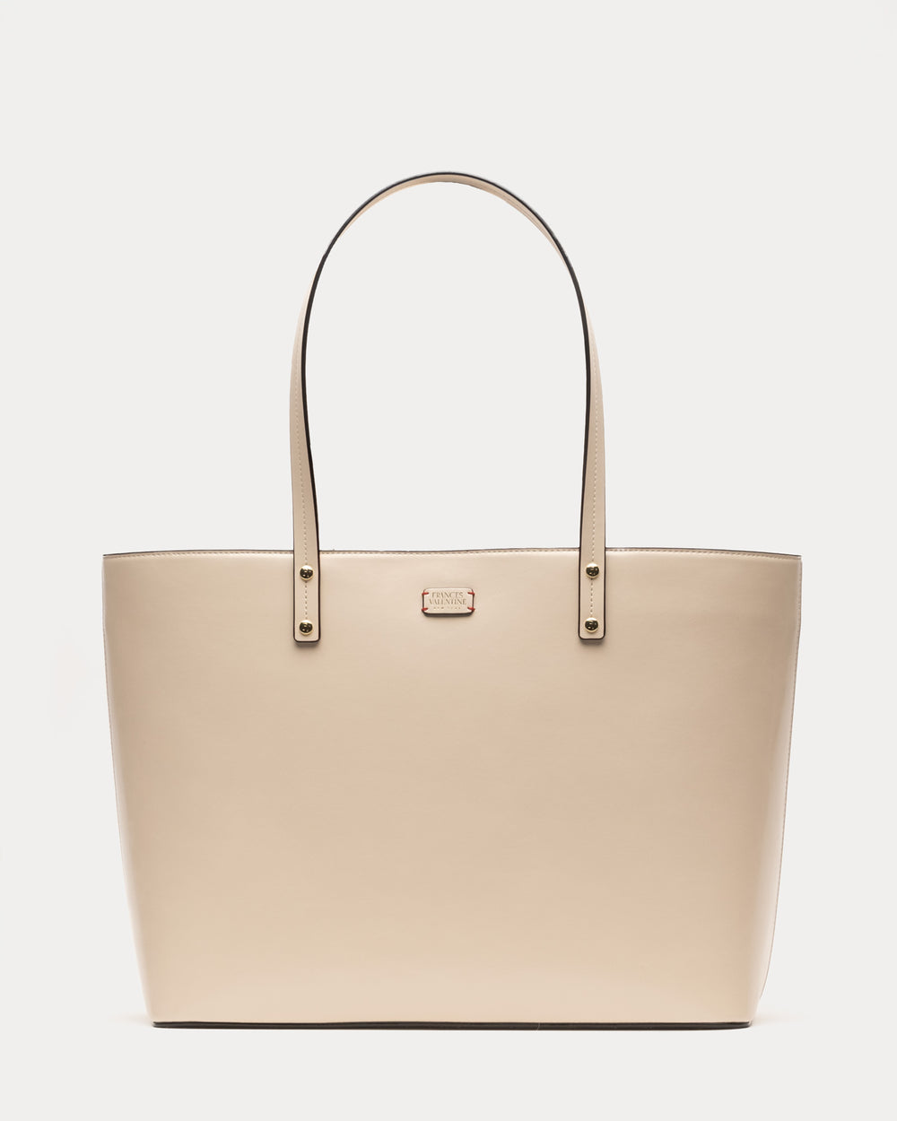 Trixie Tote Glazed Leather Oyster – Frances Valentine