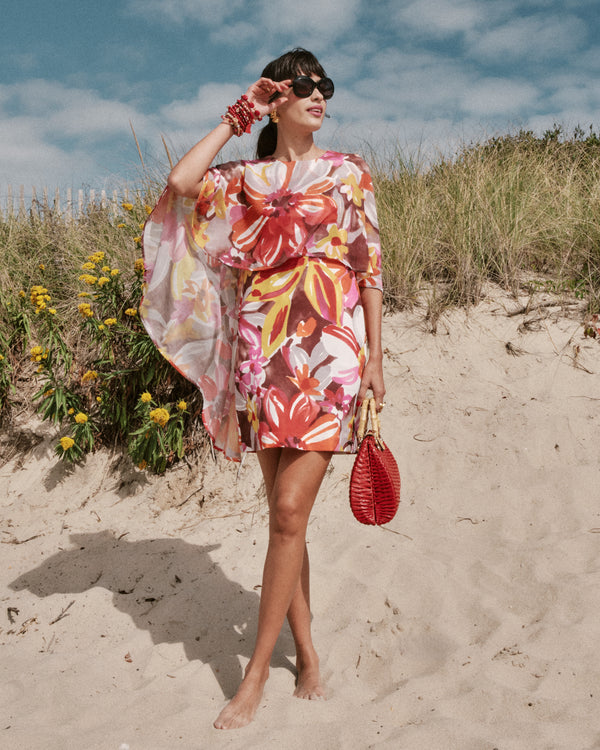Mini Cape Dress - Sun Floral - Frances Valentine