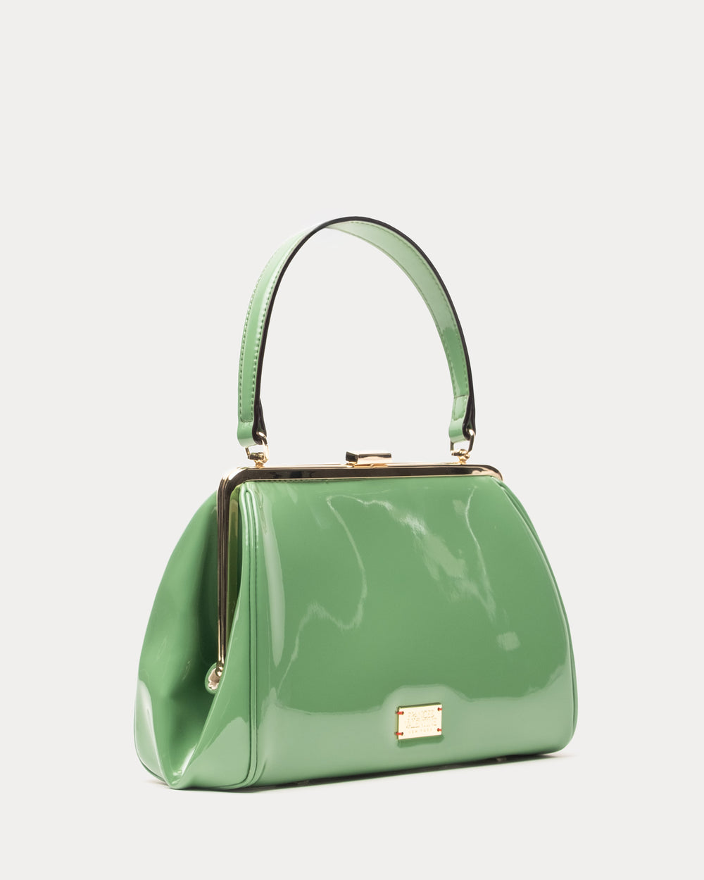 Frances Frame Bag - Patent Leather Green - Frances Valentine