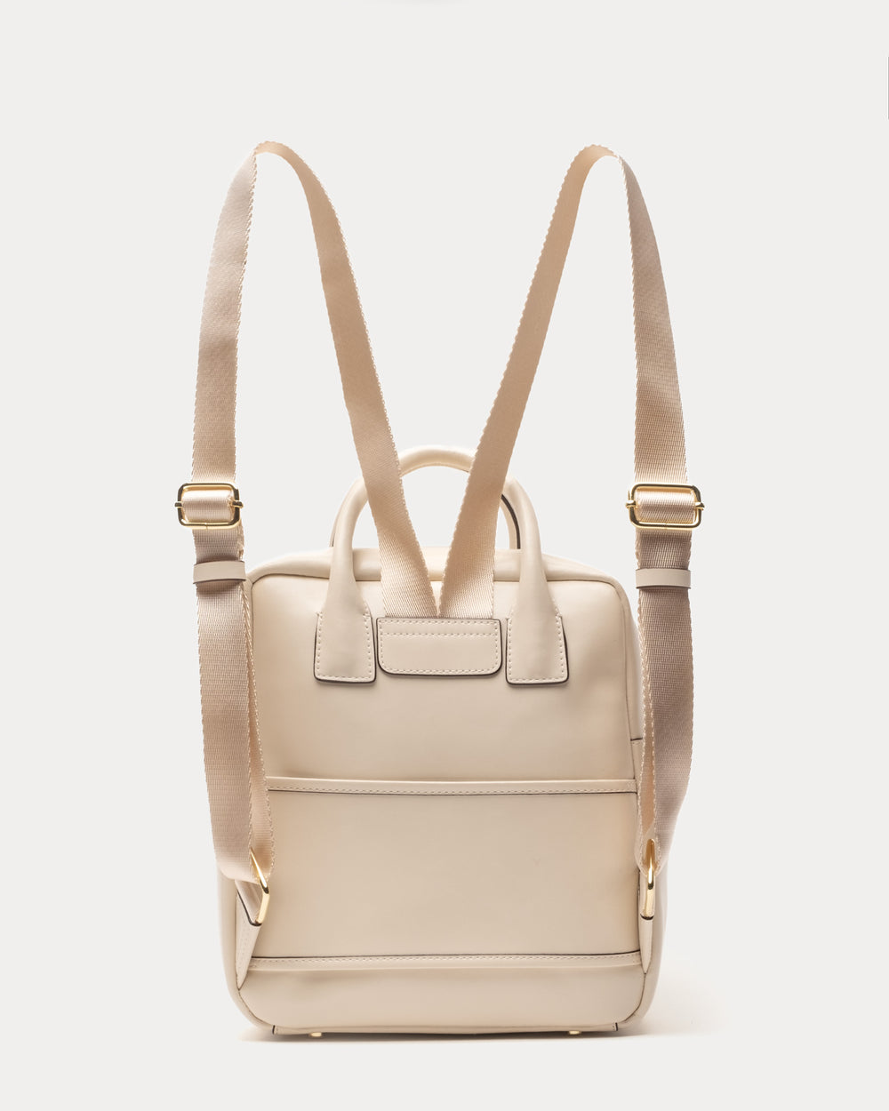 Small Casey Backpack - Glazed Leather Oyster - Frances Valentine