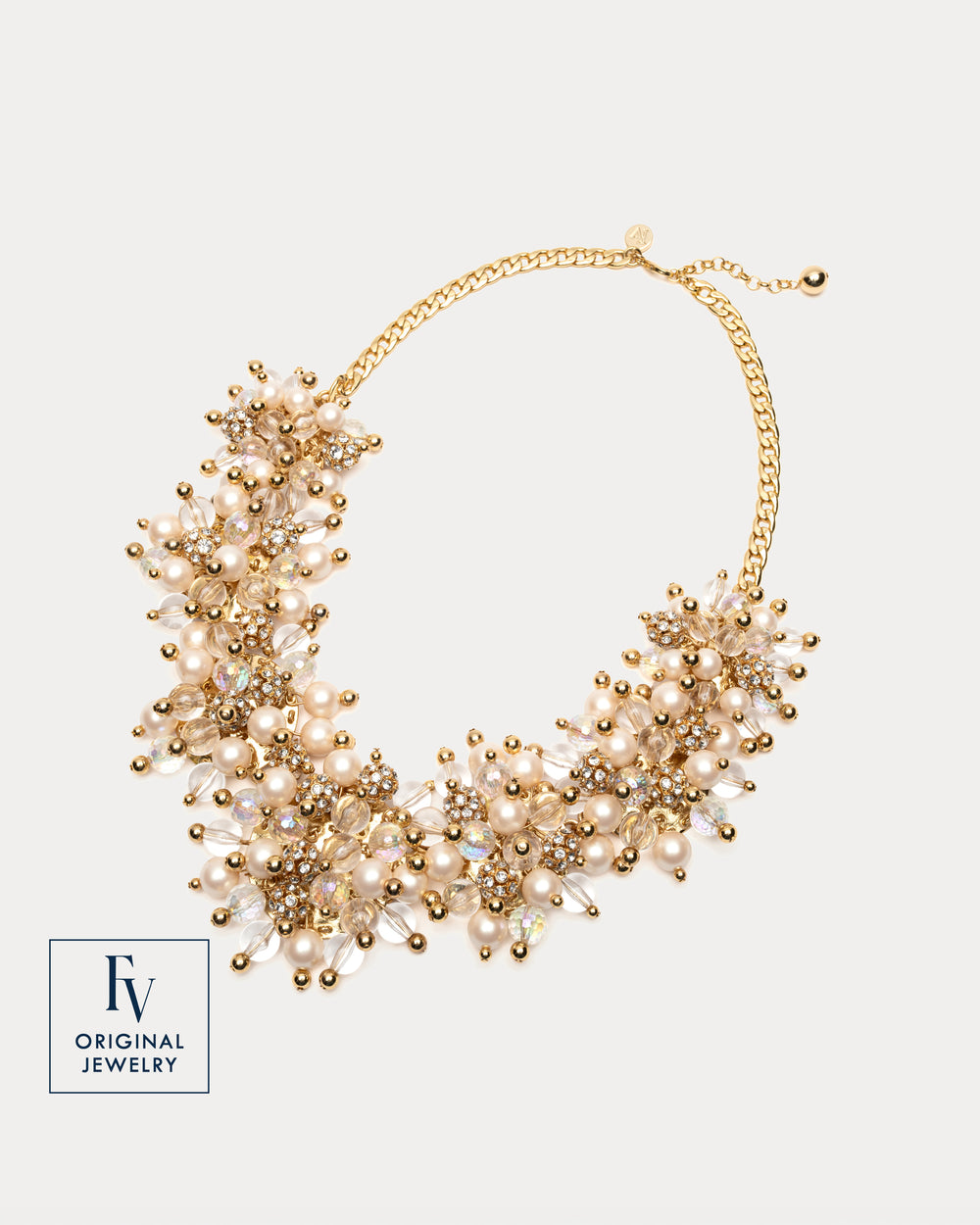 FV Blooming Petals Necklace - Gold Jewelry Frances Valentine