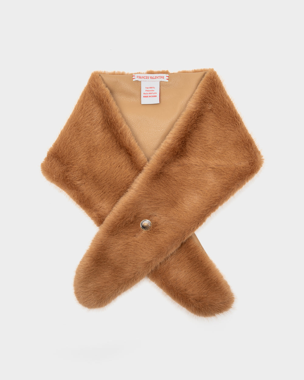 Faux Mink Collar - Camel Fur Collar Frances Valentine