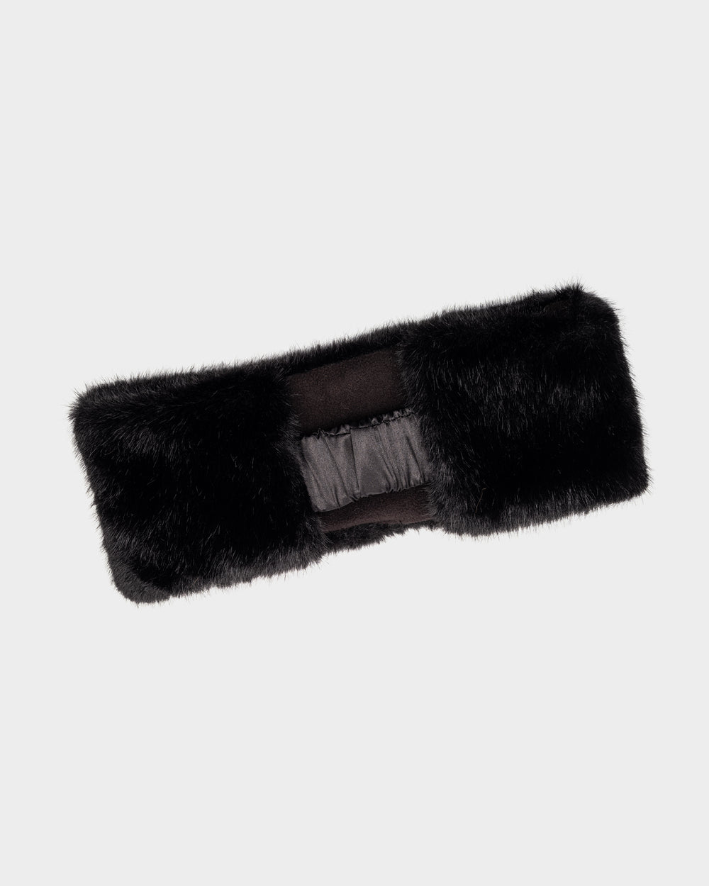 Faux Mink Headband - Black Headband Frances Valentine