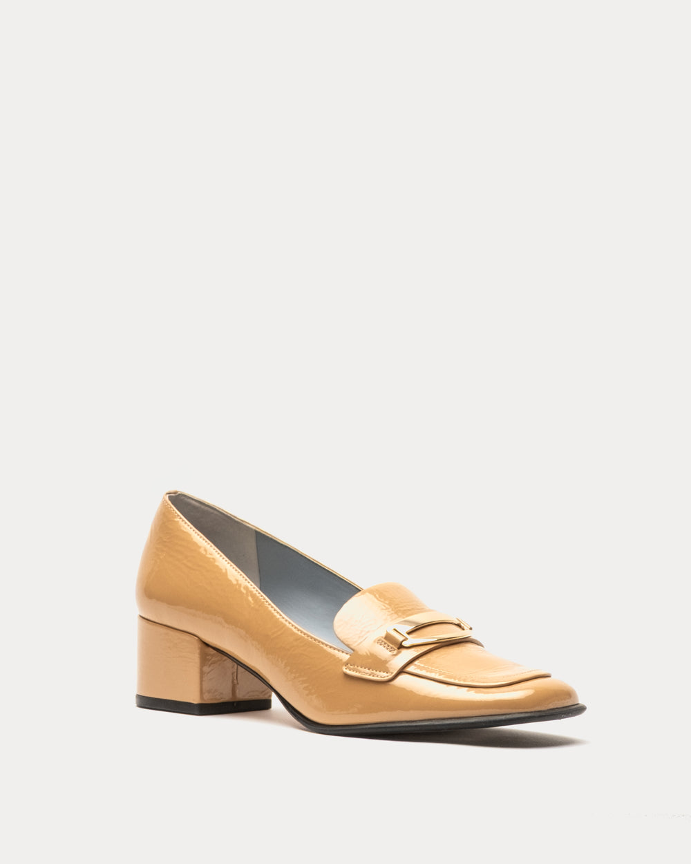 MTM Loafer - Crinkled Leather Black Frances Valentine