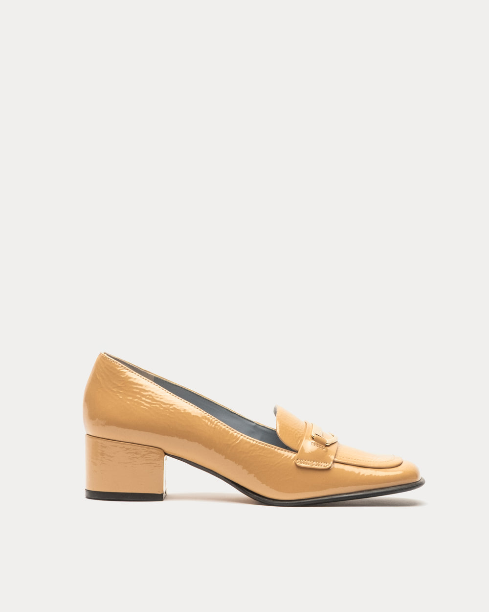 MTM Loafer - Crinkled Leather Black Frances Valentine