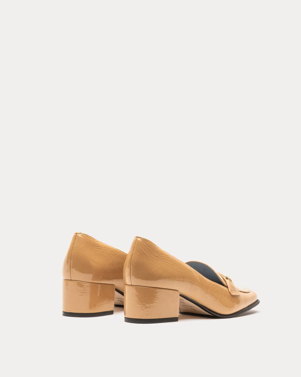 MTM Loafer - Crinkled Leather Black Frances Valentine