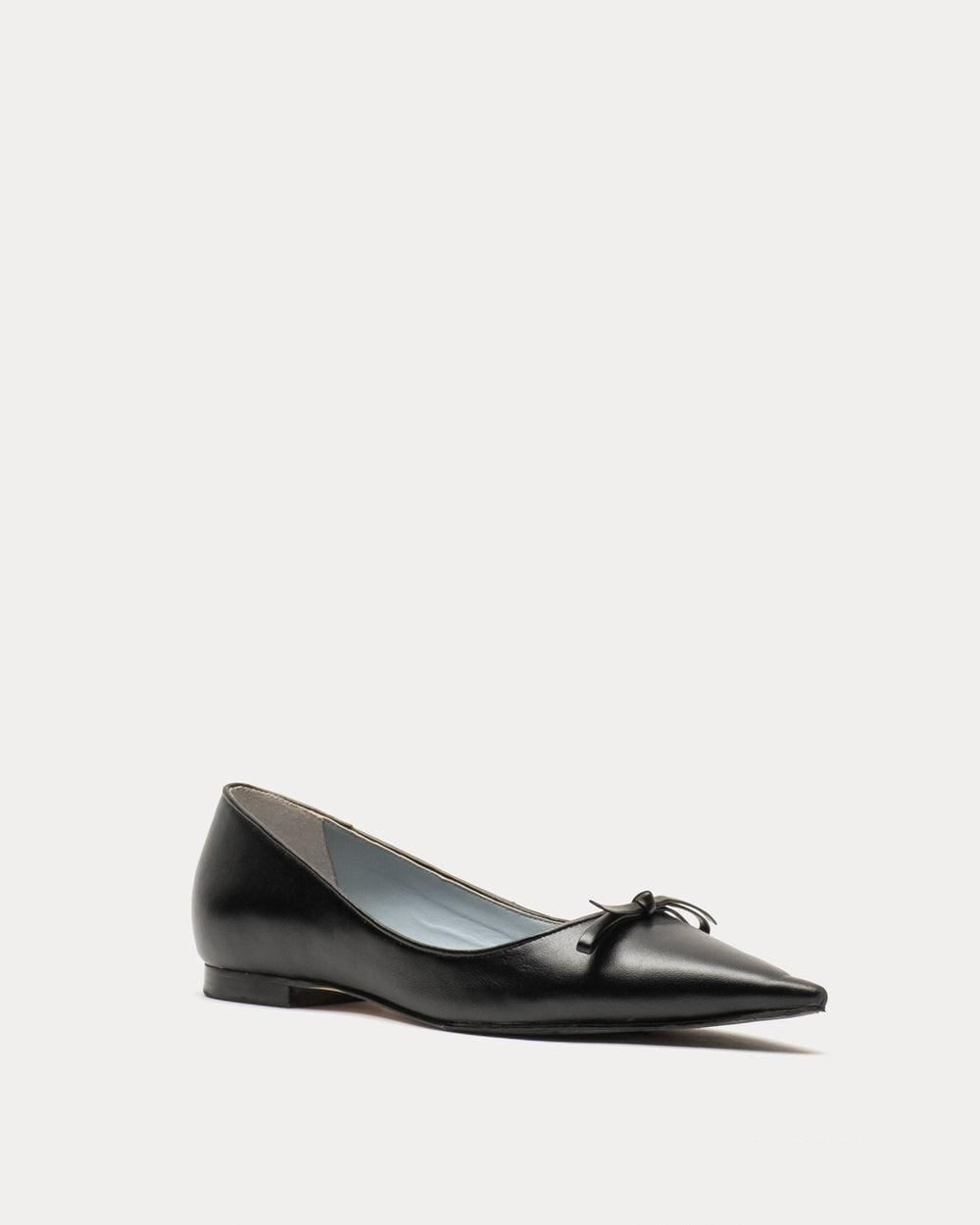 MTM Flat - Nappa Leather Black Frances Valentine