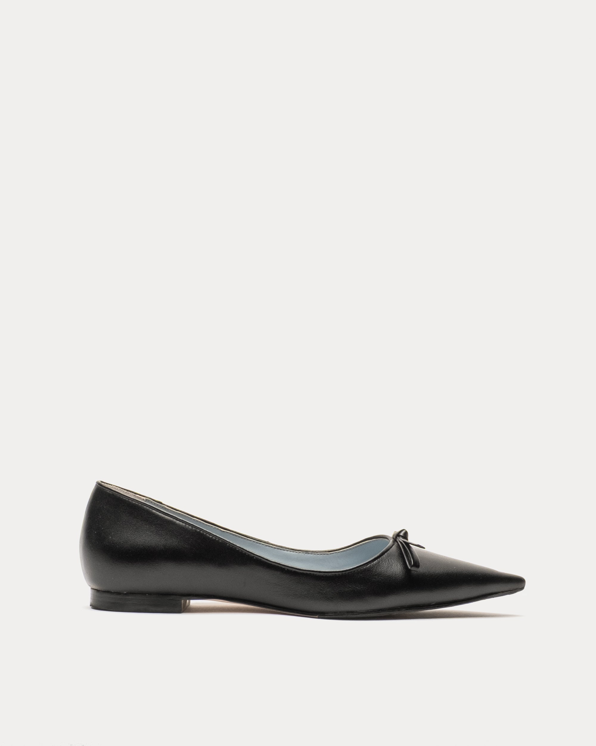 MTM Flat - Nappa Leather Black – Frances Valentine