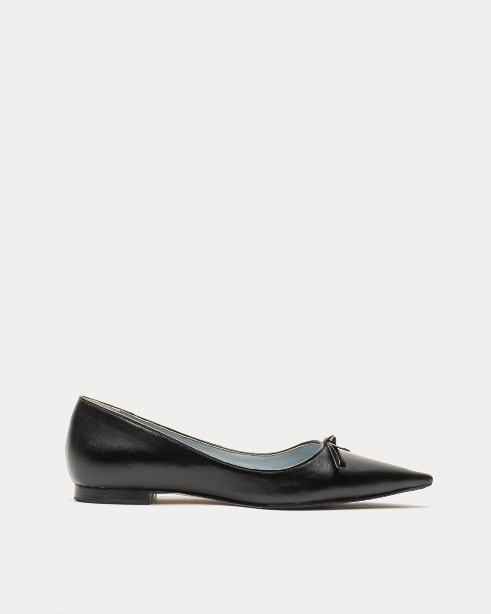 MTM Flat - Nappa Leather Black Frances Valentine