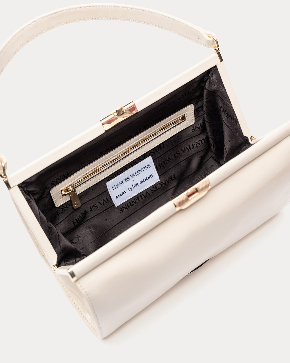 MTM Frame Bag - Crinkled Leather Oyster Frances Valentine