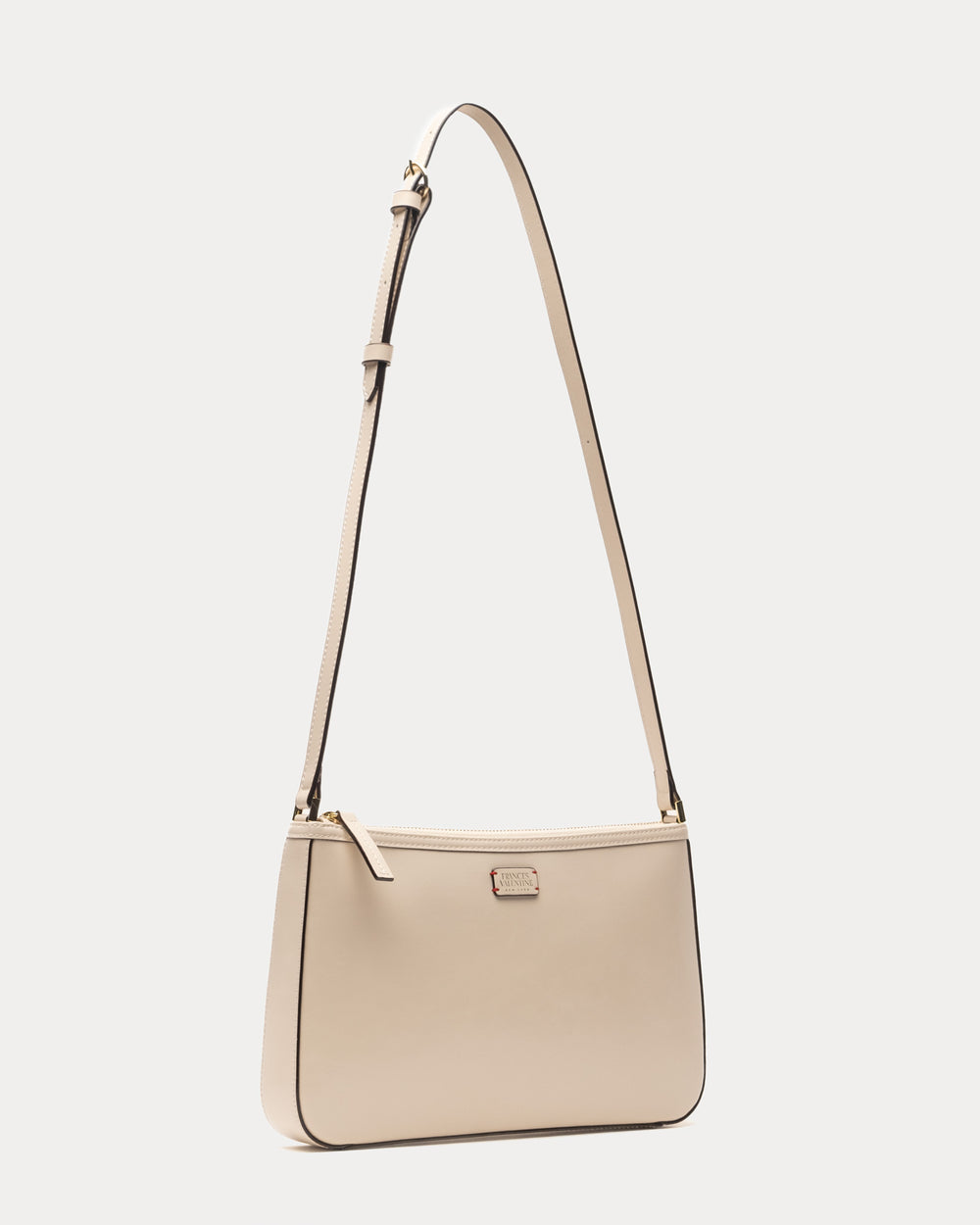 Poppy Crossbody - Glazed Leather Oyster - Frances Valentine