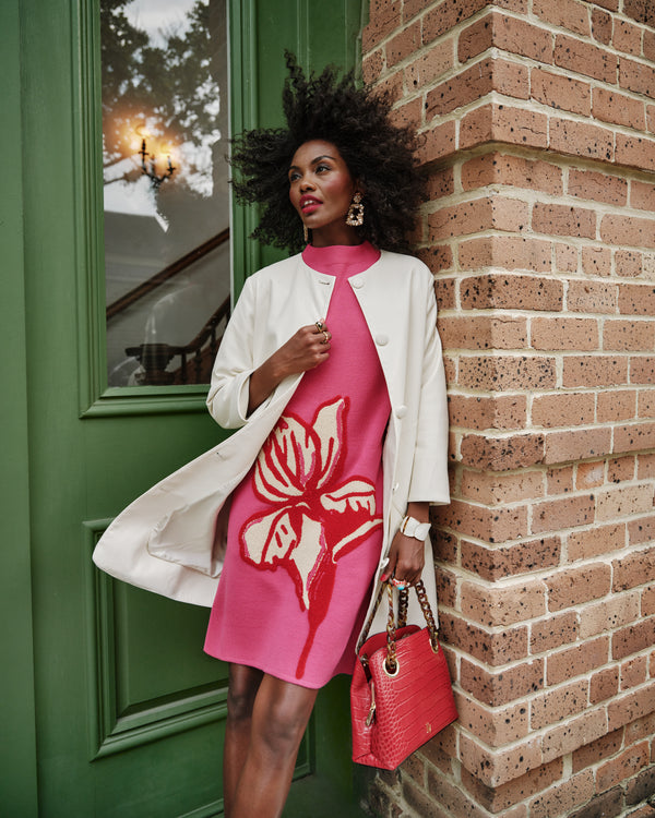 Mod Jacket - Faux Leather Oyster Coats & Jackets Frances Valentine