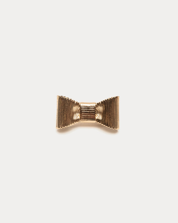FV Tuxedo Bow Hairclip - Gold