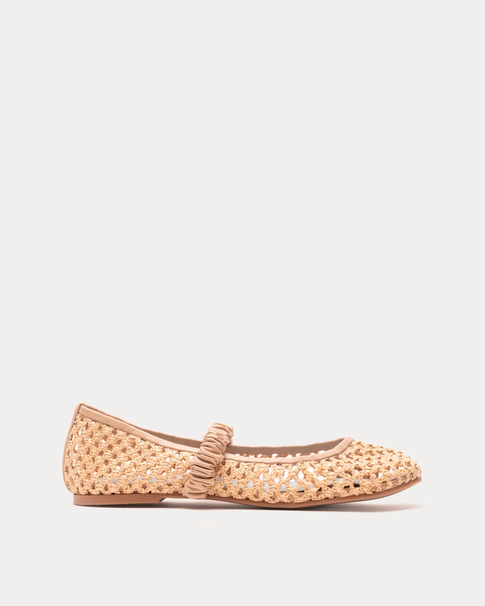 Ella Raffia Ballet Flat