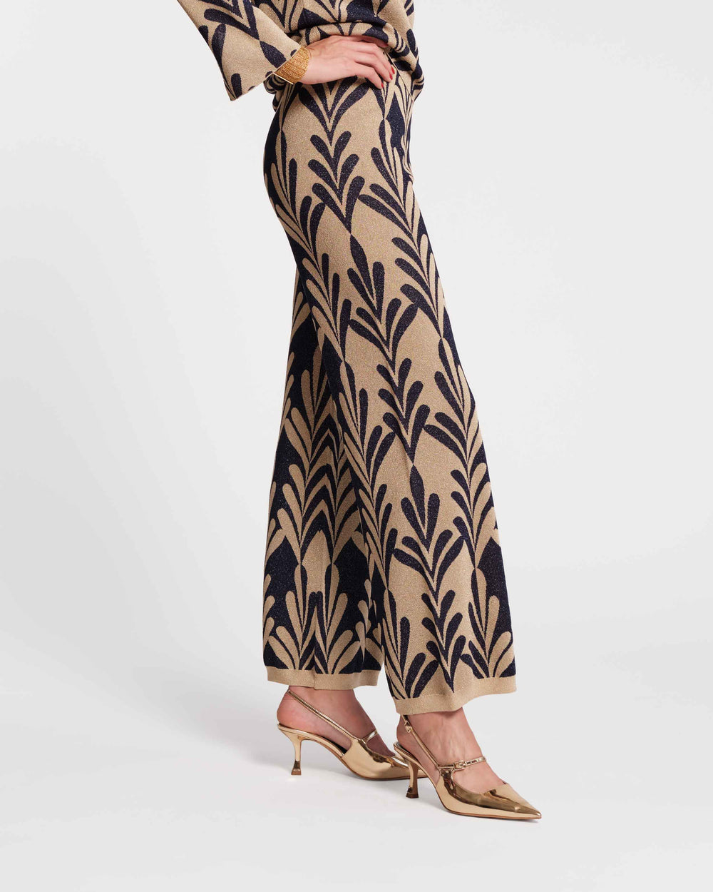 Dakota Pant - Royal Palm Knit Pants Frances Valentine
