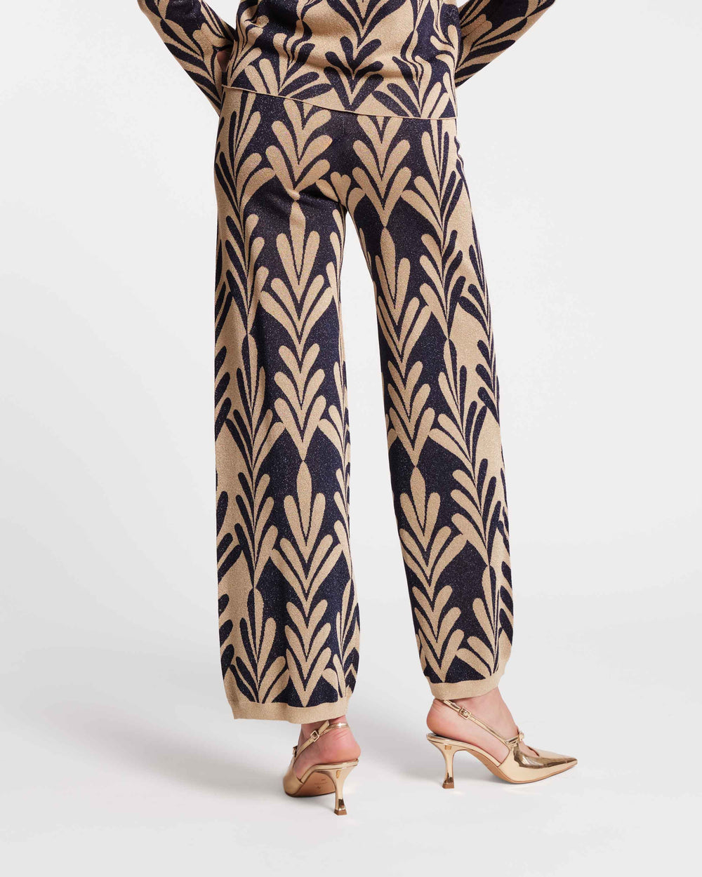 Dakota Pant - Royal Palm Knit Pants Frances Valentine