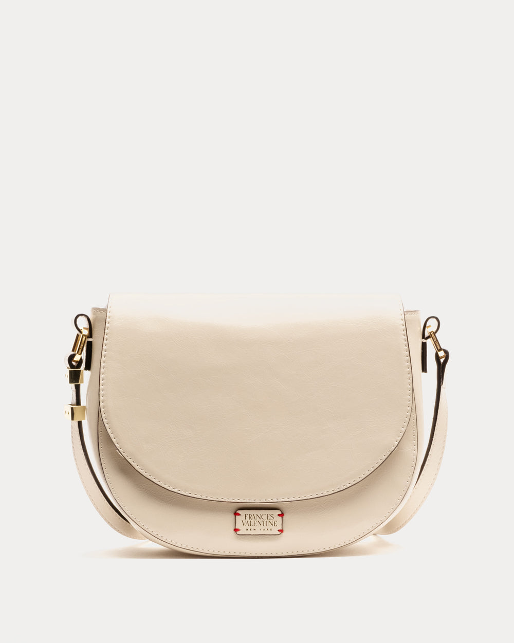 Ellen Saddle Bag - Crinkled Leather - Frances Valentine